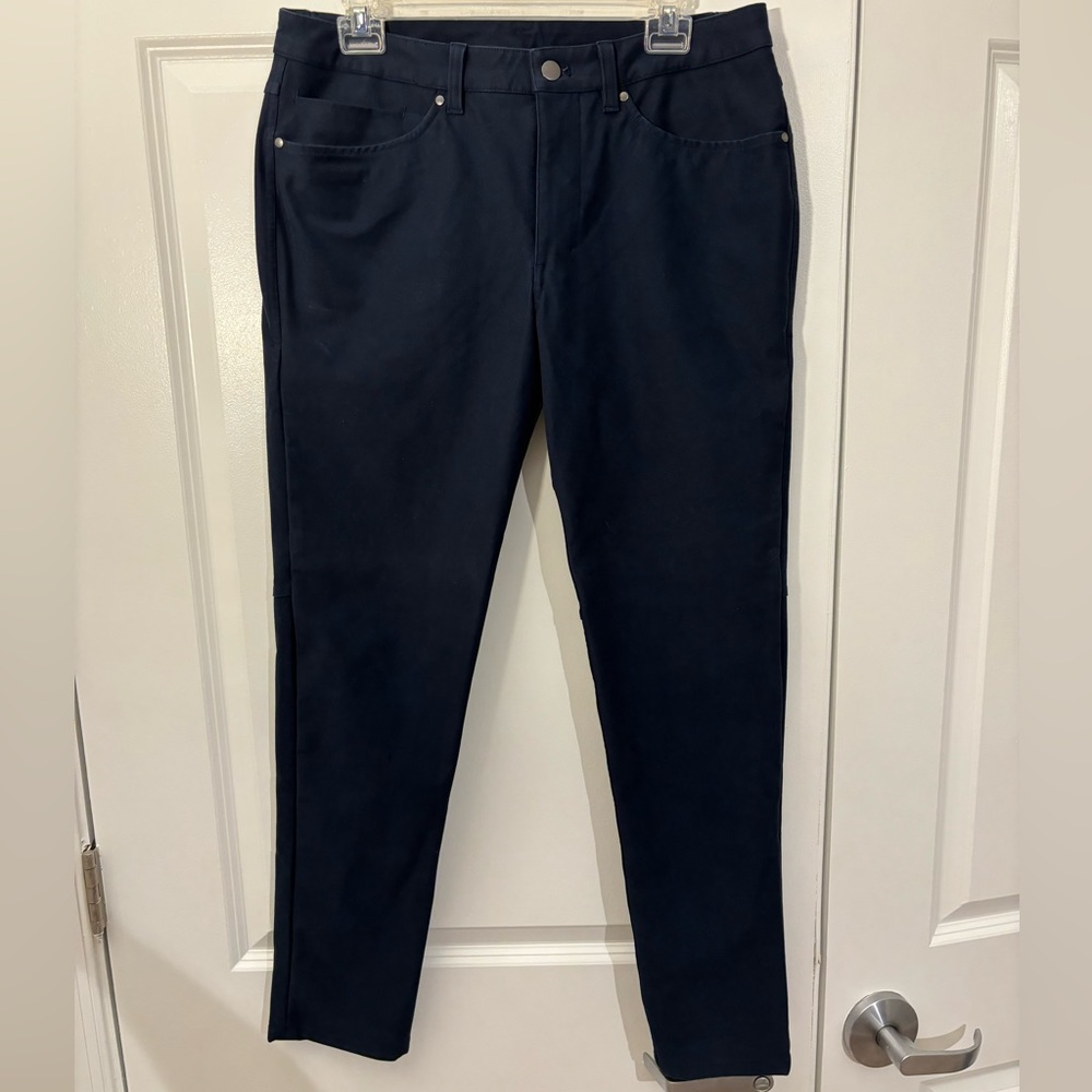 Lululemon ABC Slim-Fit 5-Pocket Pant (Utilitech) | 32W 32L | True Navy